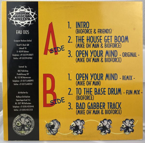 Bioforce vs DJ Mike Oh'Man - Open Your Mind - Afbeelding 2