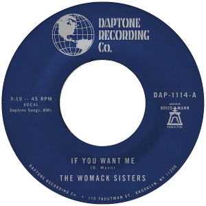 12in - 7-If You Want Me / I Just Don T Want You (To Say Goodbye) - Womack Sisters